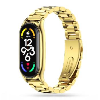 Tech-Protect Stainless remienok na Xiaomi Mi Band 7, gold