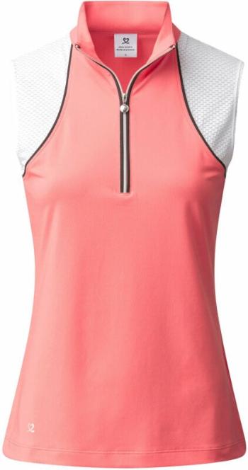 Daily Sports Maja Sleeveless Polo Shirt Coral M