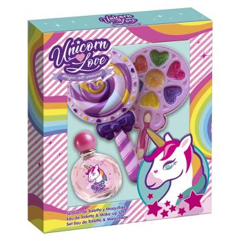 EP LINE Unicorn make-upová paletka + EDT toaletná voda 50 ml