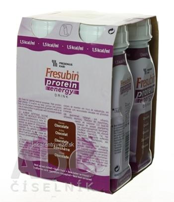 Fresubin Protein energy DRINK EasyBottle, príchuť čokoláda, 4x200 ml (800 ml)
