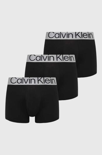 Boxerky Calvin Klein Underwear 3-pak pánske, čierna farba