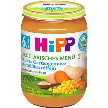 HiPP BIO Zelenina zo záhradky so sladkými zemiakmi 6× 190 g (4062300202917)