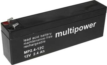 multipower PB-12-2,4-4,8 MP2,4-12C olovený akumulátor 12 V 2.4 Ah olovený so skleneným rúnom (š x v x h) 178 x 66 x 34.5