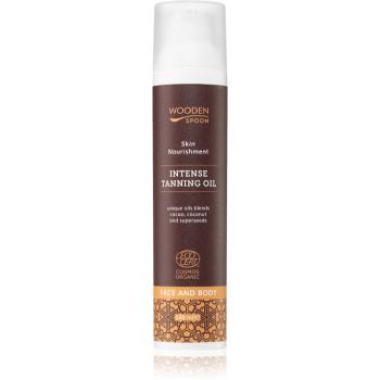 WoodenSpoon Skin Nourishment ošetrujúci telový olej pre intenzívne opálenie 100 ml