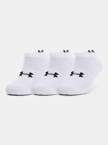 Under Armour Core No Show Ponožky 3 páry Biela