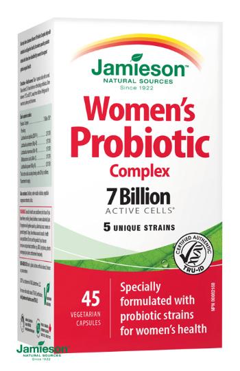 Jamieson Probiotic pre ženy 7 miliárd 5 kmeňov 45 kapsúl
