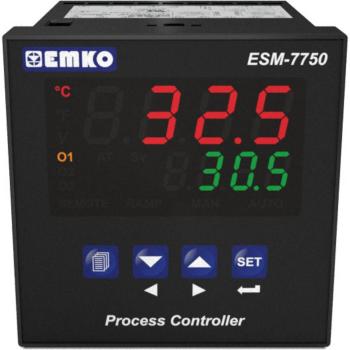 Emko ESM-7750.1.20.1.1/00.00/0.0.0.0 2-bodové, P, PI, PD, PID univerzálny regulátor Pt100, L, J, K, R, S, T, B, E, NTC,