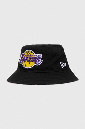 Klobúk New Era čierna farba, LOS ANGELES LAKERS