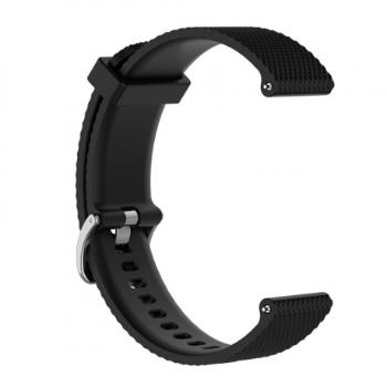 Huawei Watch 3 / 3 Pro Silicone Bredon remienok, Black
