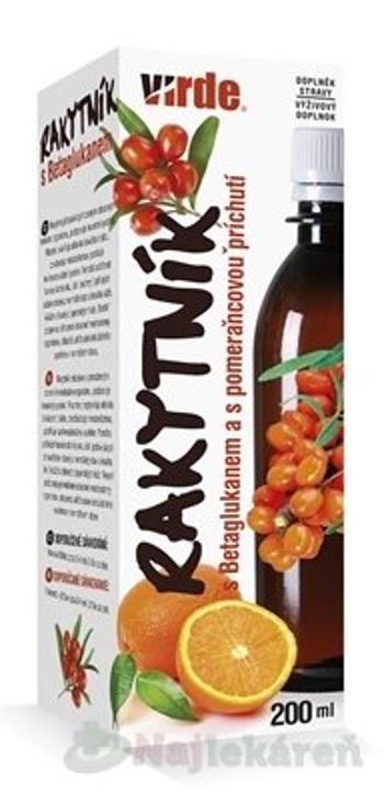 VIRDE RAKYTNÍK SIRUP výživový doplnok, 200ml