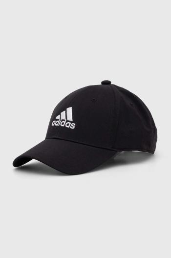 Šiltovka adidas Performance čierna farba, s nášivkou