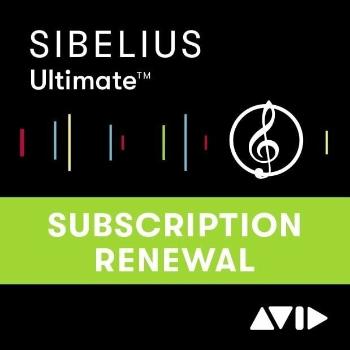 AVID Sibelius Ultimate 1Y Subscription (Renewal) (Digitálny produkt)