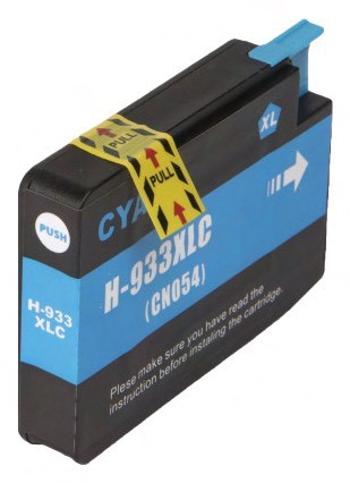 HP CN054AE - kompatibilná cartridge HP 933-XL, azúrová, 15ml