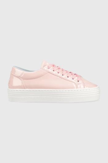 Tenisky Chiara Ferragni Tennis Low ružová farba, CF TENNIS LOW