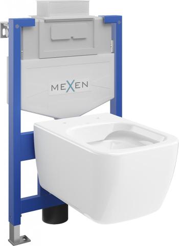 MEXEN/S - WC predstenová inštalačná sada Fenix XS-U s misou WC Stella, biela 6853368XX00