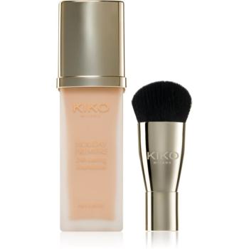 KIKO Milano Holiday Première 24h Lasting Foundation vodeodolný tekutý make-up so štetcom odtieň 02 Beige 28 ml