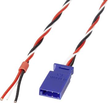 Reely servo protikabel Deluxe [1x Futaba - 1x kábel, otvorený koniec] 1.00 m 0.5 mm² krútený