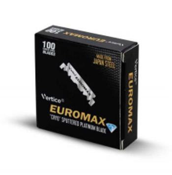 Euromax Single Edge Razor Platinum Blades náhradné žiletky, polovičná čepeľ 100 ks