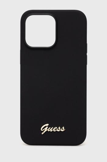 Puzdro na mobil Guess Iphone 14 Pro Max 6,7" čierna farba