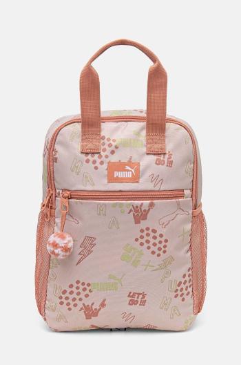 Detský ruksak Puma FC Backpack oranžová farba, veľký, vzorovaný, 906650