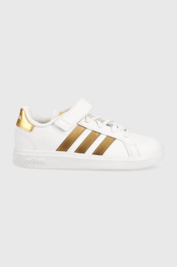 Detské tenisky adidas GRAND COURT 2. biela farba