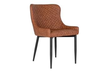 Norddan 25840 Dizajnová stolička Lapid vintage hnedá