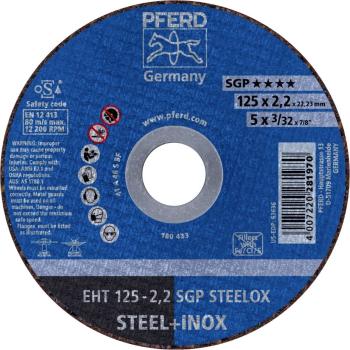 PFERD EHT 125-2,2 SGP STEELOX 61331622 rezný kotúč rovný  125 mm 22.23 mm 25 ks