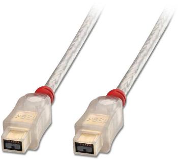 LINDY Firewire prepojovací kábel [1x firewire (800) zástrčka 9-pólová - 1x firewire (800) zástrčka 9-pólová] 4.50 m sivá