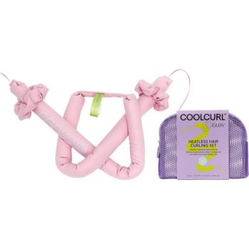 GLOV CoolCurl Heatless Haircurling Tool vlasový doplnok pre vytvarovanie vĺn kozmetická taštička Pink 1 ks