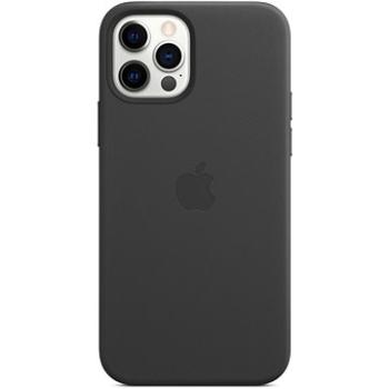 Apple iPhone 12 a 12 Pro Kožený kryt s MagSafe čierny (MHKG3ZM/A)