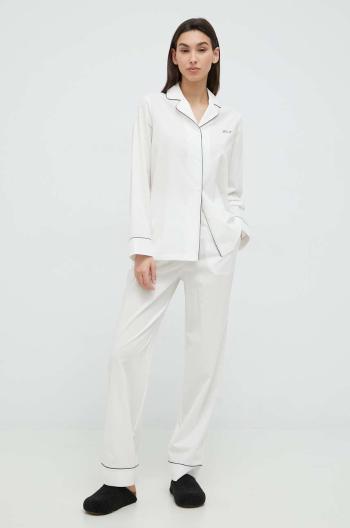Pyžamo Karl Lagerfeld dámska, biela farba