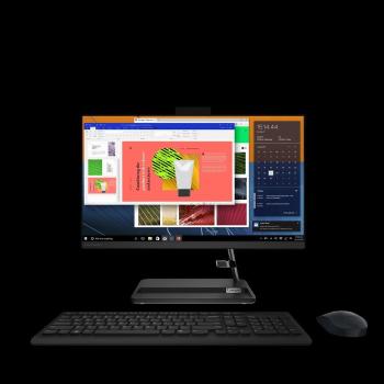 LENOVO PC IdeaCentre AIO 3 24ADA6-23.8" FHD IPS, AMD Rydzeň 3 3250U, 8GB, 256SSD, HDMI, Int. AMD Radeon, Cam, čierna, W11H, 2Y CC