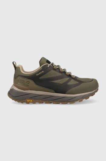 Topánky Jack Wolfskin Terraventure Texapore Low pánske, zelená farba