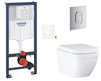 Závesný wc set do ľahkých stien / predstenová montáž Grohe Euro Ceramic SIKOGRSEUA