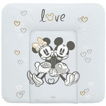 CEBA BABY prebaľovacia podložka mäkká na komodu 75 × 72 cm, Disney Minnie & Mickey Grey (5907672336695)