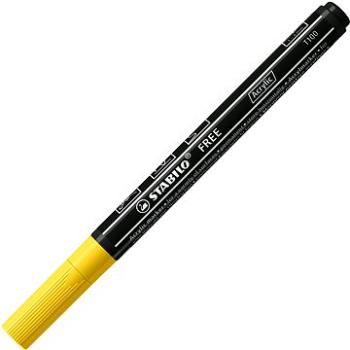STABILO FREE Acrylic T100 1 – 2 mm, žltý (4006381575430)