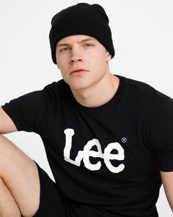 Lee Wobbly Logo Tričko Čierna