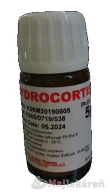 Hydrocortisoni acetas v liekovke širokohrdlej 5g