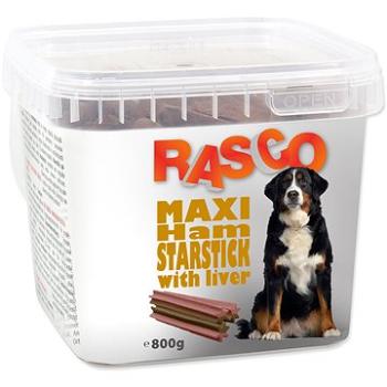 RASCO Pochúťka Rasco hviezda šunková s pečienkou 9 cm 800 g (8595091779956)