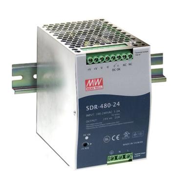 Sieťový zdroj na DIN lištu Mean Well SDR-480-24 24 V / DC 20 A 480 W 1 x