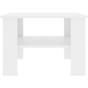 Konferenčný stolík biely 60 × 60 × 42 cm drevotrieska (800207)