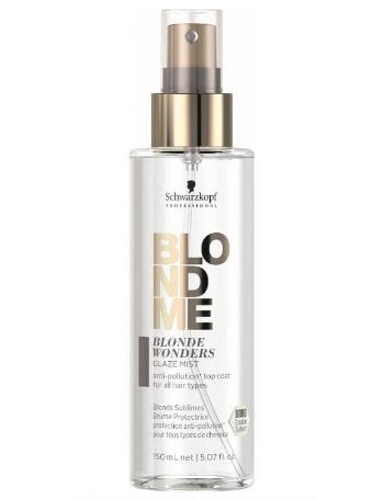 Schwarzkopf Professional Bezoplachový ochranná hmla pre všetky typy blond vlasov BLONDME Blonde Wonders (Glaze Mist) 150 ml