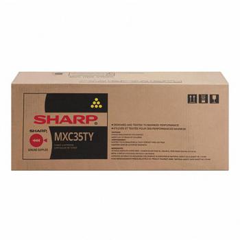 SHARP MX-C35TY - originálny toner, žltý, 6000 strán