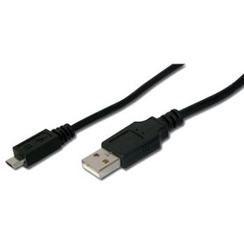 PremiumCord USB 2.0 prepojovací AB micro 1.5m (ku2m15f)