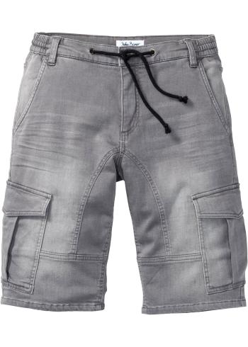 Strečové džínsové bermudy Regular Fit