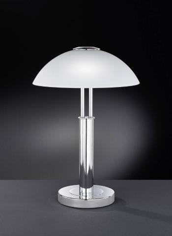 WOFI Prescot 8747.02.01.0000 stolná lampa halogénová žiarovka, úsporná žiarovka E14 80 W  chróm