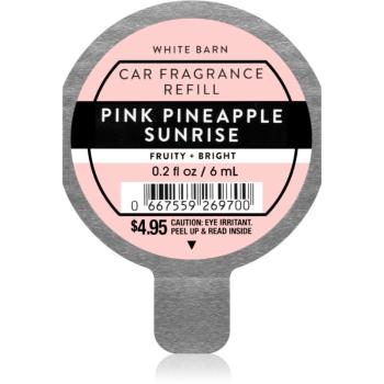 Bath & Body Works Pink Pineapple Sunrise vôňa do auta náhradná náplň 6 ml