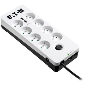 EATON Protection Box 8 USB Tel@ FR, 8 výstupov, zaťaženie 10 A, tel., 2× USB port (PB8TUF)