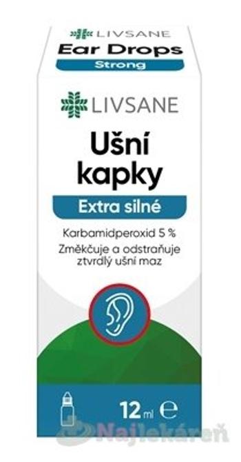 LIVSANE Ušné kvapky Extra Silné s karbamidperoxidom 12 ml