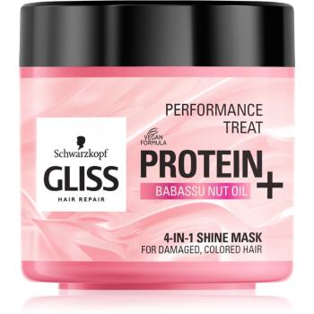 Schwarzkopf Gliss Protein+ rozjasňujúca maska pre farbené a poškodené vlasy 400 ml